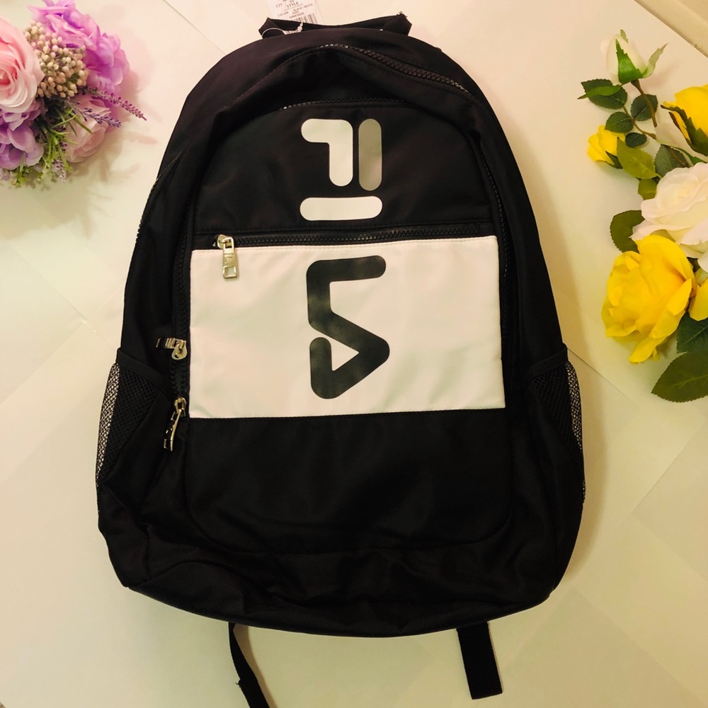 🌹Last #1 Fila Backpack Black/white🌹
